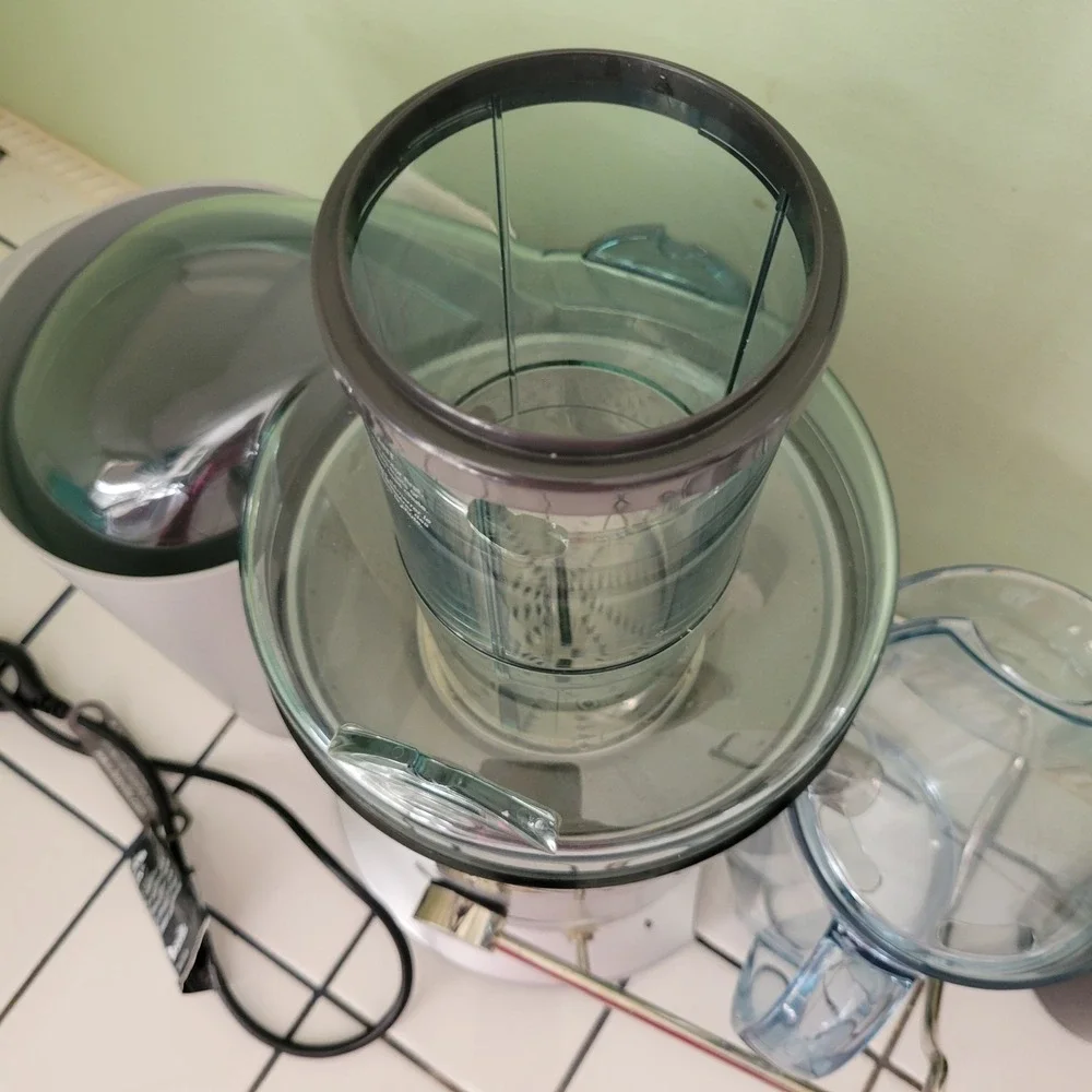 Breville Juicer Silver Dual Speed Wide Chute Juice Fountain Plus JE98XL WORKS